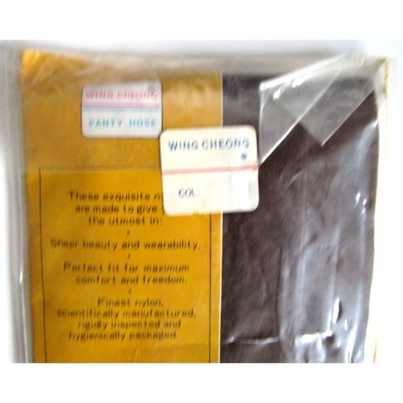 Vintage Panty Hose Wing Cheong Coll. 1042 Super Stretch - Made France 66% Nylon - Picture 5 of 5
